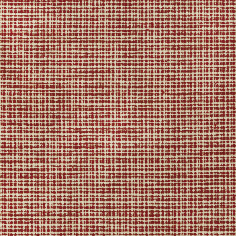 BRUNSCHWIG & FILS - FRENEY TEXTURE- RED - Fabric by the Yard RED
