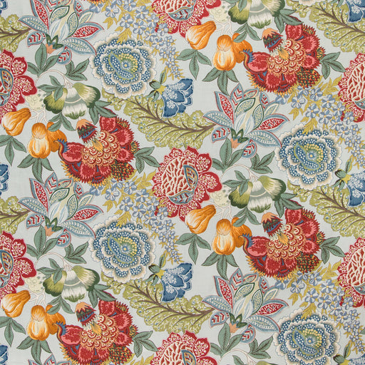BRUNSCHWIG & FILS - KARABALI PRINT- AQUA - Fabric by the Yard AQUA