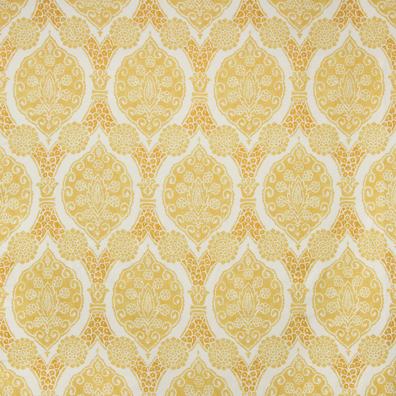 BRUNSCHWIG & FILS - SUFERA PRINT- CANARY - Fabric by the Yard CANARY