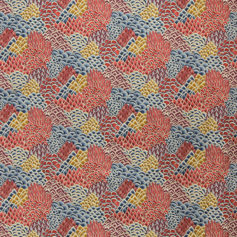 BRUNSCHWIG & FILS - KATIBI PRINT- MULTI - Fabric by the Yard MULTI