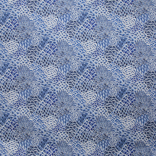 BRUNSCHWIG & FILS - KATIBI PRINT- BLUE - Fabric by the Yard BLUE