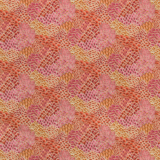 BRUNSCHWIG & FILS - KATIBI PRINT- PINK - Fabric by the Yard PINK