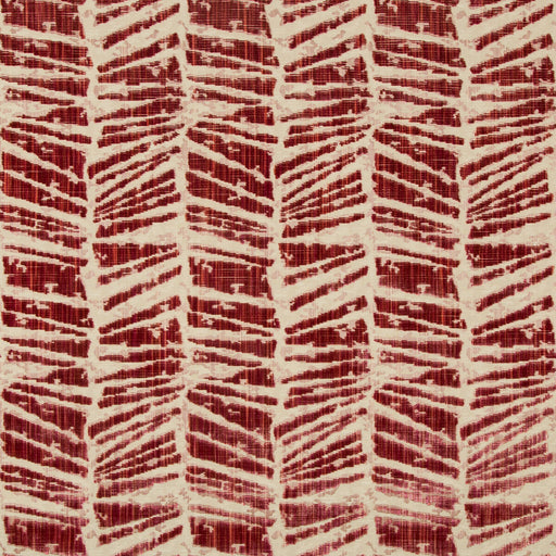 BRUNSCHWIG & FILS - CHAUMONT VELVET- RED - Fabric by the Yard RED