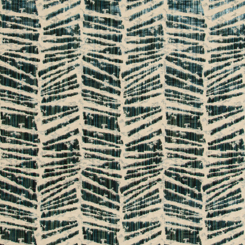 BRUNSCHWIG & FILS - CHAUMONT VELVET- TEAL - Fabric by the Yard TEAL