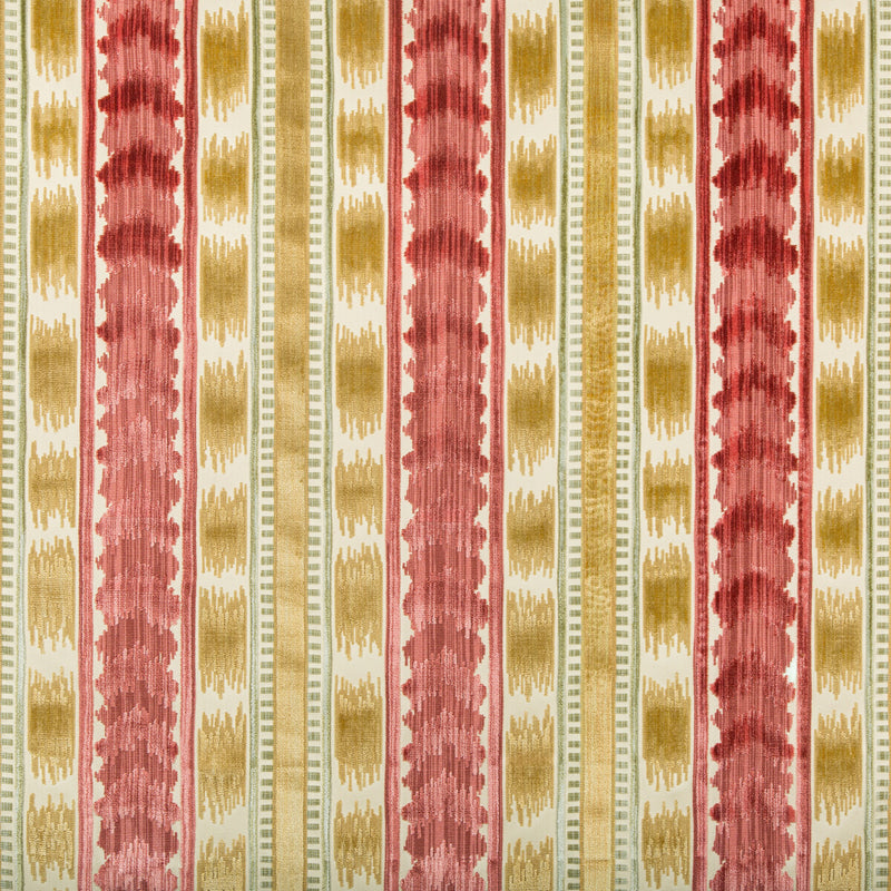 BRUNSCHWIG & FILS - BAYEAUX VELVET- ROSE - Fabric by the Yard ROSE