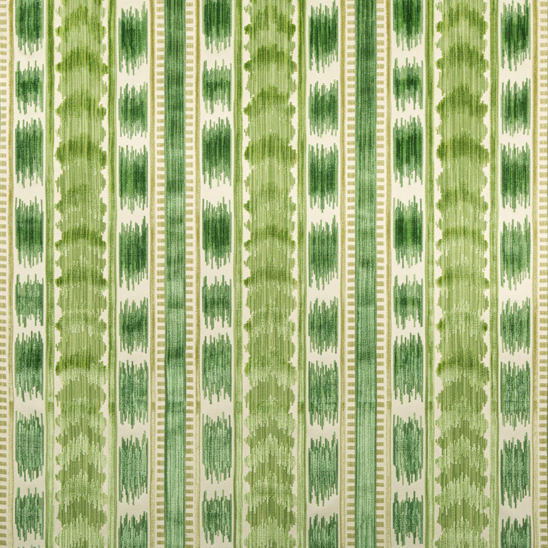 BRUNSCHWIG & FILS - BAYEAUX VELVET- FERN - Fabric by the Yard FERN