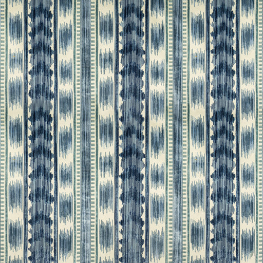 BRUNSCHWIG & FILS - BAYEAUX VELVET- BLUE - Fabric by the Yard BLUE