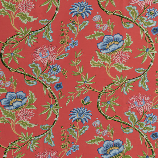 BRUNSCHWIG & FILS - VERONIQUE PRINT- RED - Fabric by the Yard RED