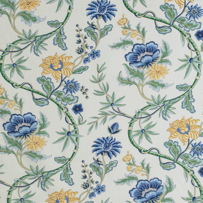 BRUNSCHWIG & FILS - VERONIQUE PRINT- DELFT - Fabric by the Yard DELFT