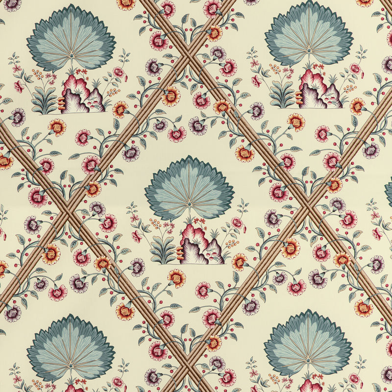 BRUNSCHWIG & FILS - LOIRE PRINT- JEWEL - Fabric by the Yard JEWEL