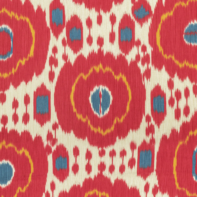 BRUNSCHWIG & FILS - MAYENNE PRINT- RED - Fabric by the Yard RED