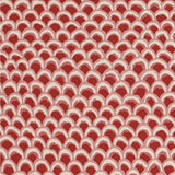 BRUNSCHWIG & FILS - PAVE II PRINT- RED - Fabric by the Yard