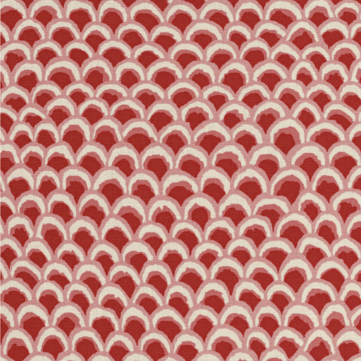 BRUNSCHWIG & FILS - PAVE II PRINT- RED - Fabric by the Yard RED