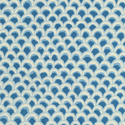 BRUNSCHWIG & FILS - PAVE II PRINT- BLUE - Fabric by the Yard BLUE
