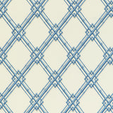 BRUNSCHWIG & FILS - LE BAMBOU PRINT- BLUE - Fabric by the Yard
