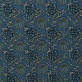 BRUNSCHWIG & FILS - BRASSAC PRINT- INDIGO - Fabric by the Yard