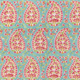 BRUNSCHWIG & FILS - ROUGIER PRINT- AQUA - Fabric by the Yard