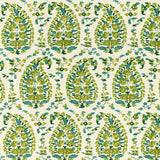 BRUNSCHWIG & FILS - ROUGIER PRINT- GREEN - Fabric by the Yard