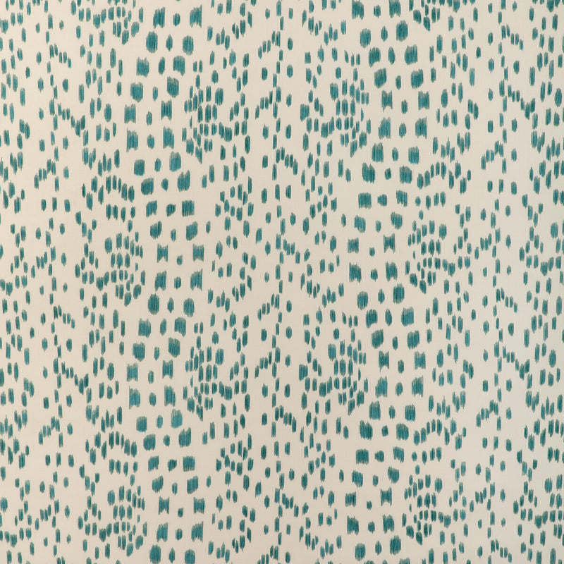BRUNSCHWIG & FILS - LES TOUCHES II- TEAL - Fabric by the Yard TEAL