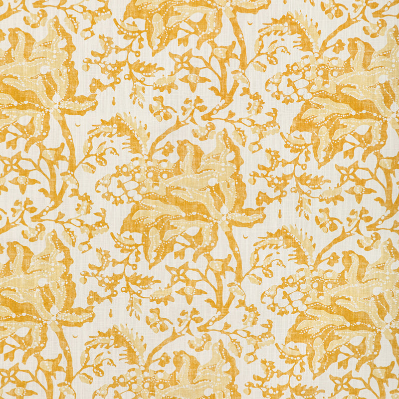 BRUNSCHWIG & FILS - WEYMOUTH PRINT- CANARY - Fabric by the Yard CANARY