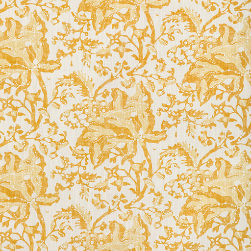 BRUNSCHWIG & FILS - WEYMOUTH PRINT- CANARY - Fabric by the Yard CANARY