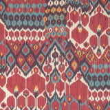 BRUNSCHWIG & FILS - BONNIEUX PRINT- BERRY/AQUA - Fabric by the Yard
