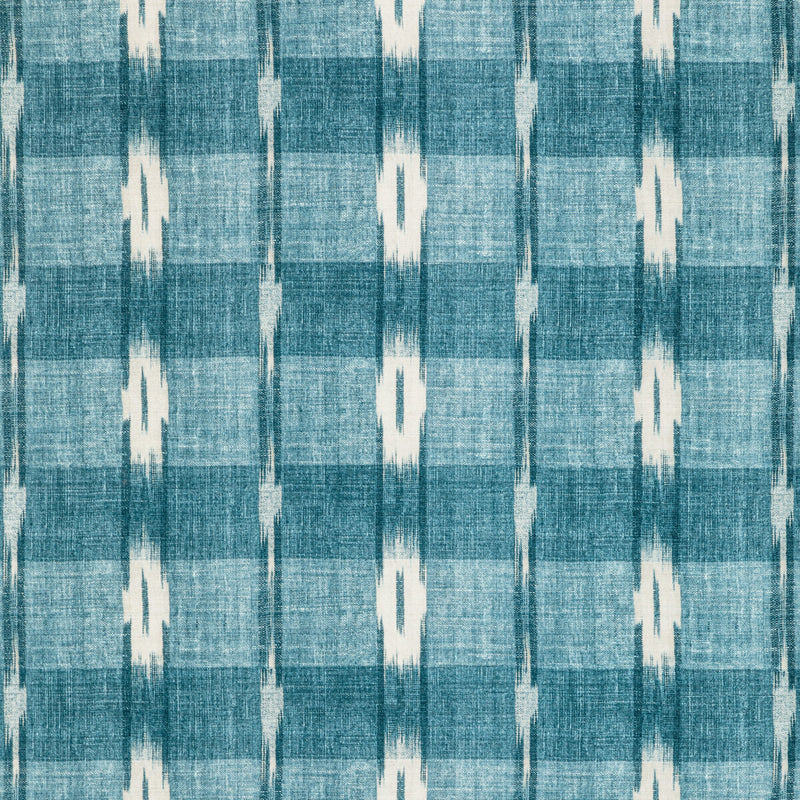 BRUNSCHWIG & FILS - GIRARD PRINT- TEAL - Fabric by the Yard TEAL