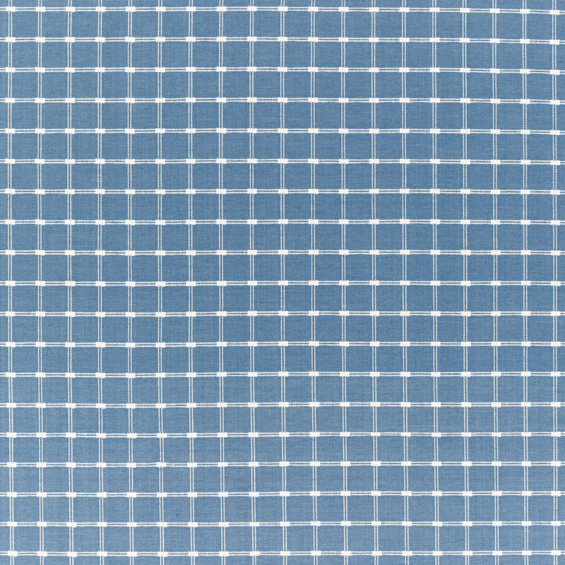 BRUNSCHWIG & FILS - LISON CHECK- SKY - Fabric by the Yard SKY