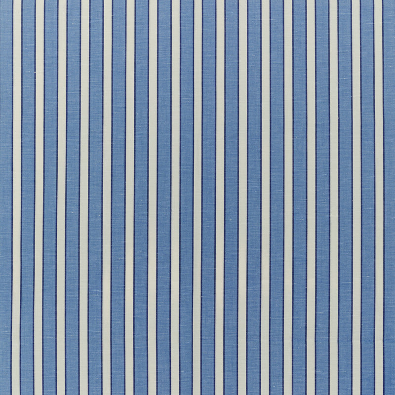 BRUNSCHWIG & FILS - ROUEN STRIPE- BLUE - Fabric by the Yard BLUE