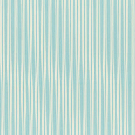 BRUNSCHWIG & FILS - SELUNE STRIPE- AQUA - Fabric by the Yard AQUA