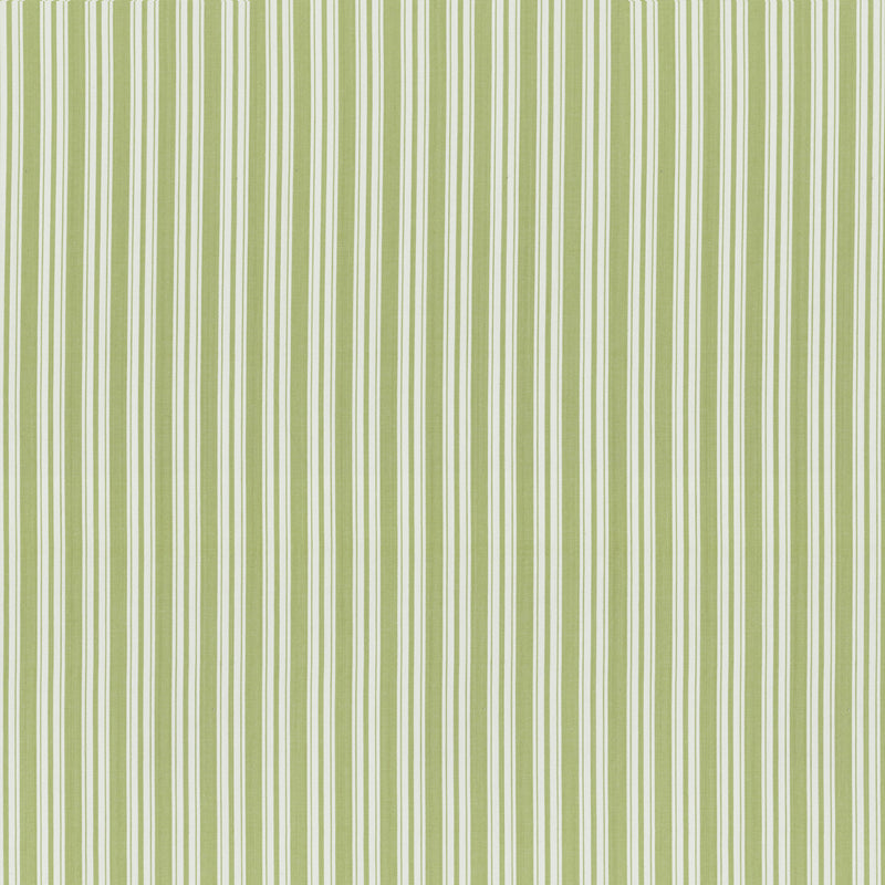 BRUNSCHWIG & FILS - SELUNE STRIPE- LEAF - Fabric by the Yard LEAF
