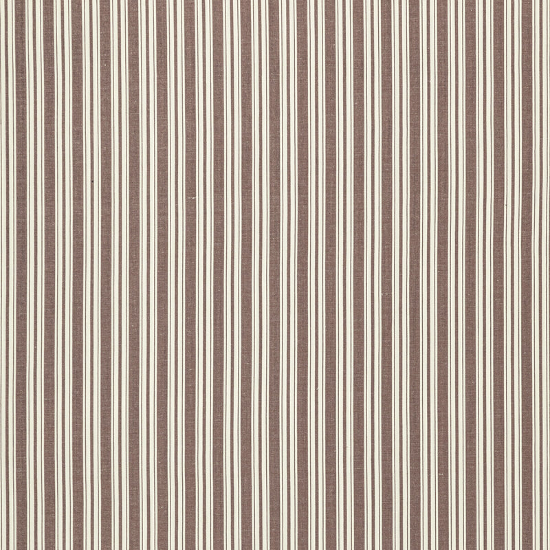 BRUNSCHWIG & FILS - SELUNE STRIPE- BROWN - Fabric by the Yard BROWN