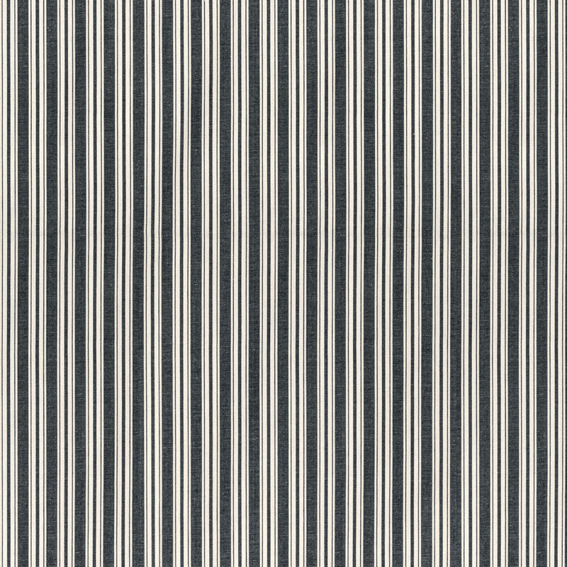 BRUNSCHWIG & FILS - SELUNE STRIPE- NOIR - Fabric by the Yard NOIR