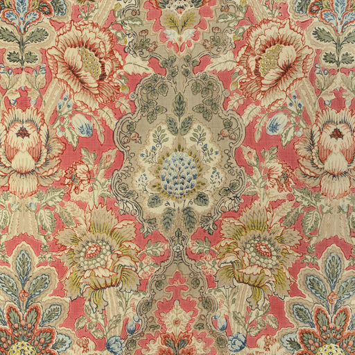 BRUNSCHWIG & FILS - CARVALLO PRINT- RED - Fabric by the Yard RED