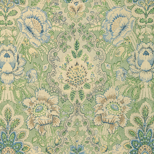 BRUNSCHWIG & FILS - CARVALLO PRINT- CELERY - Fabric by the Yard CELERY