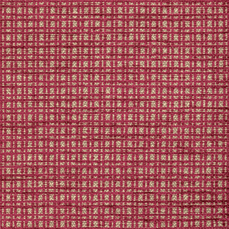 BRUNSCHWIG & FILS - LANDIERS TEXTURE- RED - Fabric by the Yard RED