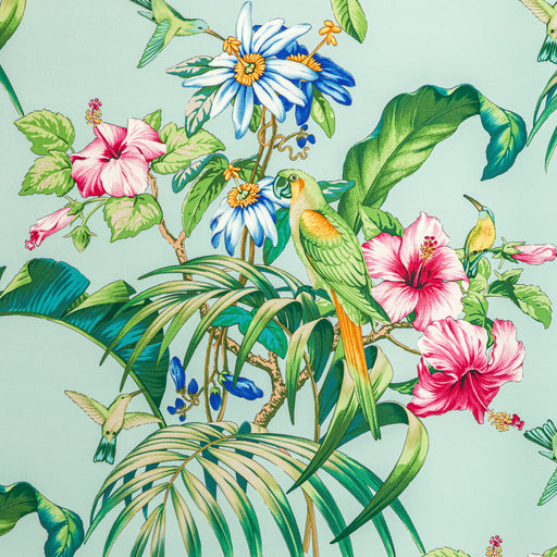 BRUNSCHWIG & FILS - ANIMA PRINT- AQUA - Fabric by the Yard AQUA