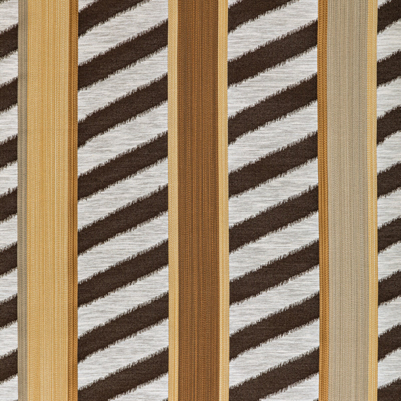 BRUNSCHWIG & FILS - MNEMBA WOVEN- EBONY - Fabric by the Yard EBONY