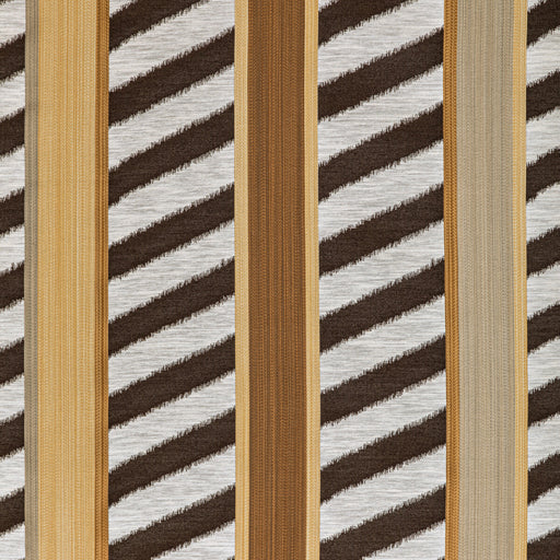 BRUNSCHWIG & FILS - MNEMBA WOVEN- EBONY - Fabric by the Yard EBONY