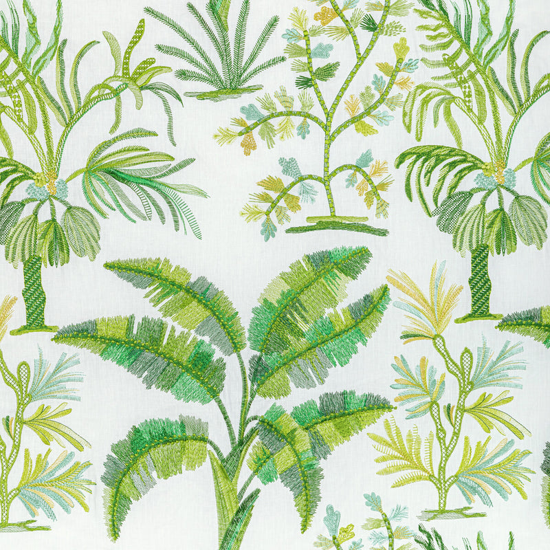 BRUNSCHWIG & FILS - MARTIL EMB- LEAF - Fabric by the Yard LEAF