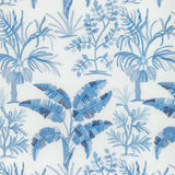 BRUNSCHWIG & FILS - MARTIL EMB- BLUE - Fabric by the Yard