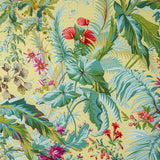 BRUNSCHWIG & FILS - MAJORELLE PRINT- SUN - Fabric by the Yard