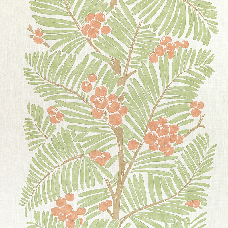 BRUNSCHWIG & FILS - PALMAR PRINT- SPICE - Fabric by the Yard SPICE