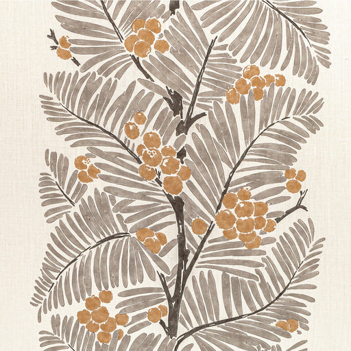 BRUNSCHWIG & FILS - PALMAR PRINT- STONE - Fabric by the Yard STONE