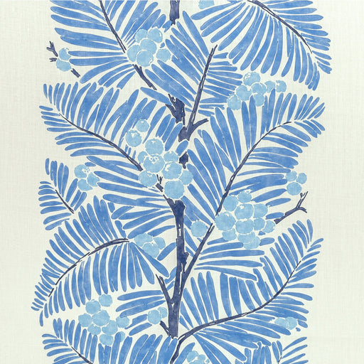 BRUNSCHWIG & FILS - PALMAR PRINT- BLUE - Fabric by the Yard BLUE