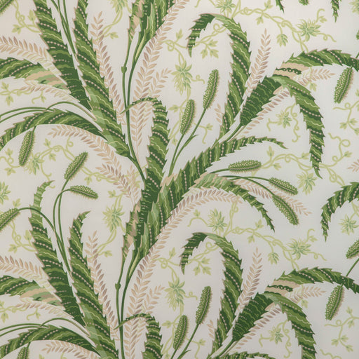 BRUNSCHWIG & FILS - VERNAY PRINT- GREEN - Fabric by the Yard GREEN