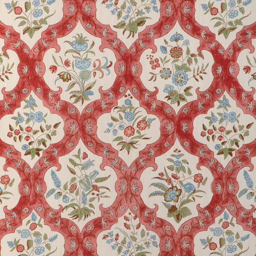 BRUNSCHWIG & FILS - VENTOUX PRINT- RED/BLUE - Fabric by the Yard RED/BLUE