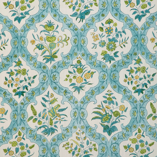 BRUNSCHWIG & FILS - VENTOUX PRINT- AQUA - Fabric by the Yard AQUA