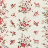 BRUNSCHWIG & FILS - AUREL PRINT- RED/GREEN - Fabric by the Yard