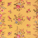 BRUNSCHWIG & FILS - AUREL PRINT- GOLD/RED - Fabric by the Yard
